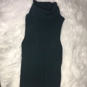 Turquoise/green turtleneck sweater top